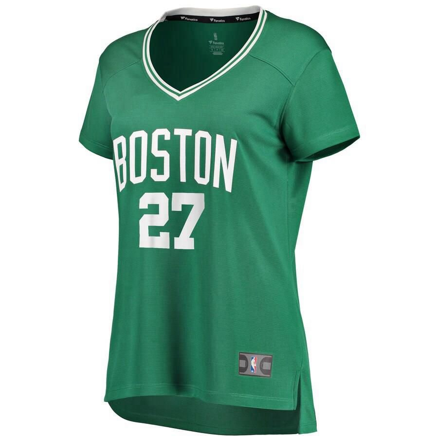 Boston Celtics Daniel Theis Fanatics Branded Replica Fast Break Player Icon Jersey Womens - Black | Ireland I7195D3
