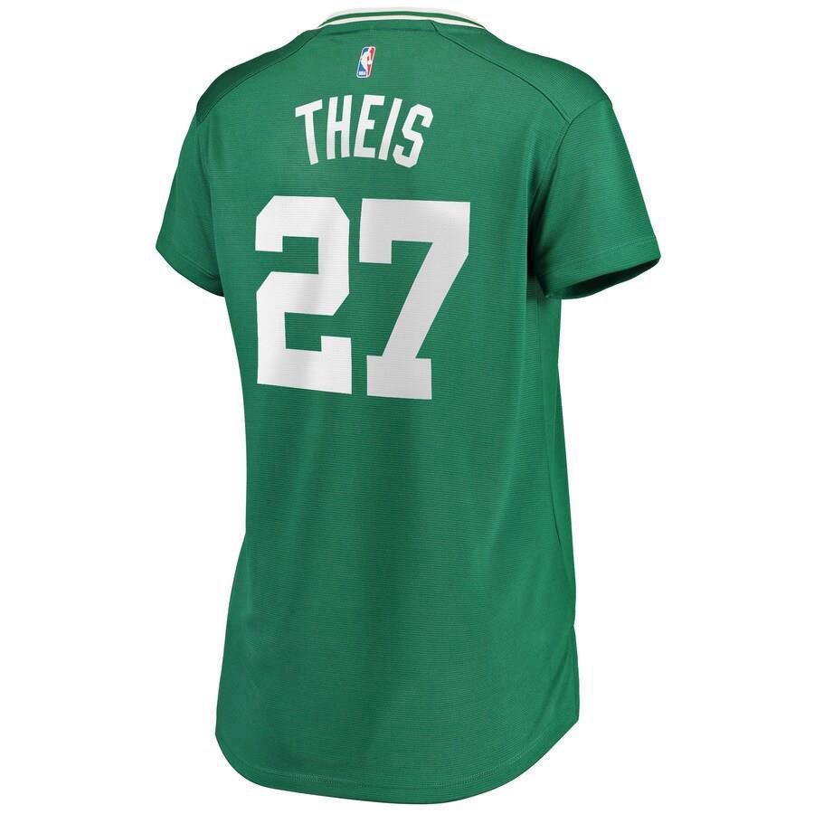 Boston Celtics Daniel Theis Fanatics Branded Replica Fast Break Player Icon Jersey Womens - Black | Ireland I7195D3